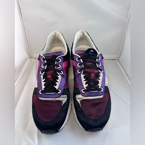 GUCCI Men’s 336613 Colorblock Satin Low Top Trainers Sneakers 10 G